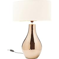 Kare Lámpara de Mesa, Gold-Weiß, 19 x 48 x 70.5 cm