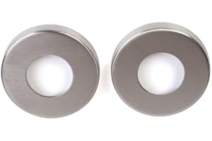 KLOSE BESSER Paire de Rosaces de Gaine " ELSA"- Rondes avec Trou de Diam.18 mm - Inox 304