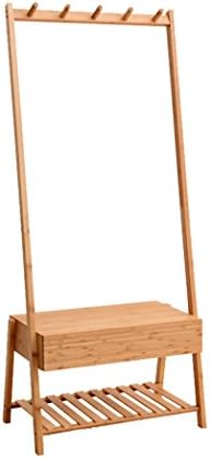 Floor-standing Hanger / bedroom Horizontal bar hanger / removable Base drawer shelf / contemporary Simple ram / shoeshine Dressing rack / with storage Hat shelf /(645*395*1495mm)