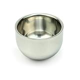 Pinzhi® Hot Sale Men's Durable Shave Soap Cup Shinning Stainless Steel Shaving Mug Bowl