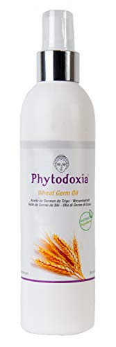 Olio di Germe di Grano 250 ml | Idrata Equilibra Nutre | Pelle e capelli | Siero cosmetico 100% puro e naturale | Previene le smagliature | Olio di Base Massagi