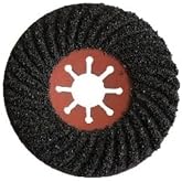 Fiber Disk Turbo Zımpara, Metal Aşındırıcı Disk, 115 x 22 mm, End&uuml;striyel Taşlama ve Zımparalama i&ccedil;in