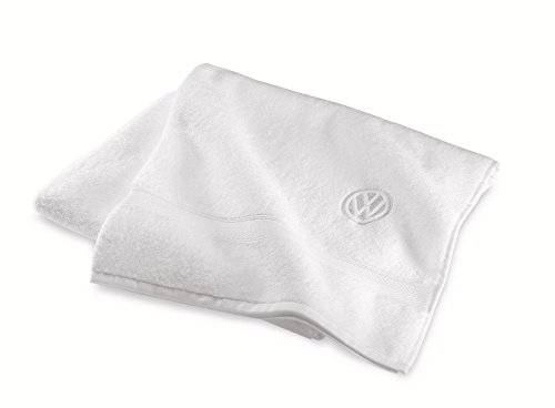 Preisvergleich Produktbild Original Volkswagen VW Ersatzteile VW Badehandtuch, Saunatuch, Weiß
