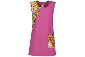 Siry Work Grembiule Donna Art. FRESIA 35% Cotone 65% Poliestere Taglia Unica MADE IN ITALY Ideale per Maestra, Alimentari, Parrucchiera, Estetista, Impresa di pulizie