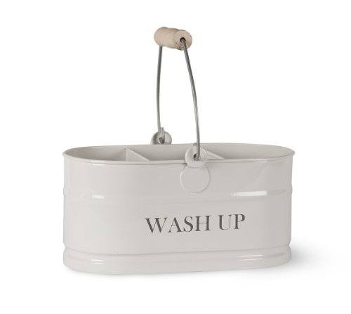 Garden Trading - Cesto para Utensilios de Limpieza, Color Blanco