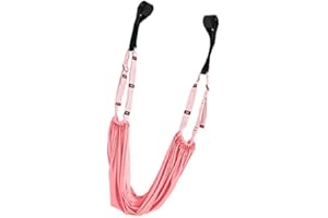 SPYMINNPOO Aerial Yoga Hammock Swing, Yoga Strap Elastic Strong Bearing Capacity Folding Leg Stretcher Strap Flexibility Trainer