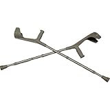 UNTERARMKRÜCKE Alu grau 2 St