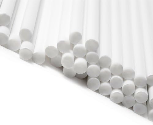 x3000 150mm x 4.5mm White Plastic Lollipop Sticks Cake Pop Sticks Bulk Wholesale by Loypack