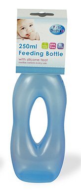 Baby Bottle Easy Gripper Feeder Milk Juice Water (blue)