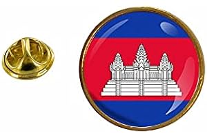 Akachafactory pins pin Badge pin's Drapeau Cambodge Rond cocarde