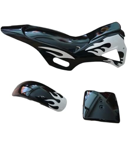 Set Carenatura HMParts Per Dirt Bike Pit Bike CRF 70 - Stile 6 Arancione - Foto 10