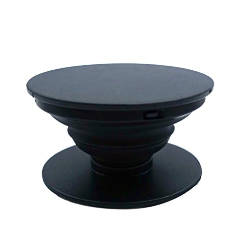 Nunubee Halterungen & StÃ¤nder Mehrzweck Kreativ Faule UnterstÃ¼tzung Ausziehbarer Sockel Handy Halter Smart Grip Handy Halterung fÃ¼r Smartphones und Tablets, Reines Schwarz