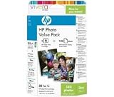 HP HP Value Pack de papel fotográfico HP 351XL de 140 hojas/10 x 15 cm 351 Series Photo Packs, de 15 a 30°C, 0.62 kg (1.37 libras)