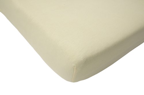 Jollein Fitted Sheet Interlock Double Jersey (60 x 120 cm, Beige)