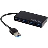 Alfais 5265 4 Port USB Hub USB 3.0 ve 2.0 USB &Ccedil;oklayıcı &Ccedil;oğaltıcı Switch Adapt&ouml;r