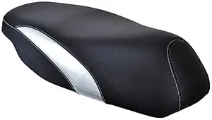 SPEDY Scooty Seat Cover with Silver Strip For Honda Dio Nscoaccl160 (Black)