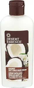Desert Essence Soft Curls Hair Cream Coconut, 189ml
