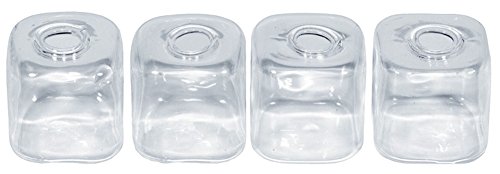 12 X Tischvase Glas für Blüten Tischdeko Hochzeit Blumenvase - 3