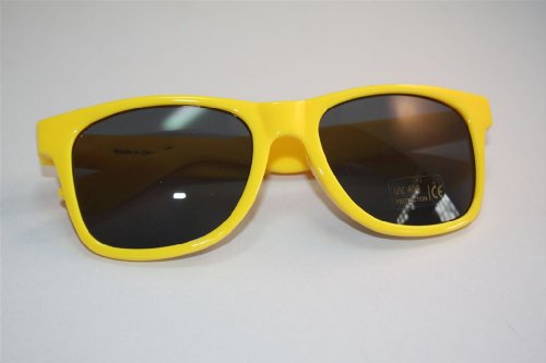Preisvergleich Produktbild BACARDI RAZZ SONNENBRILLE GELB NERDBRILLE UV400