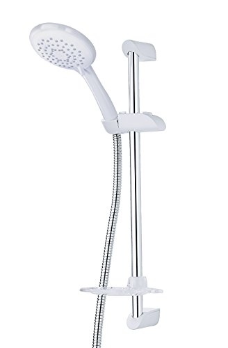 Preisvergleich Produktbild Triton Showers Leon Brausegarnitur, 5 Strahlarten, Weiß