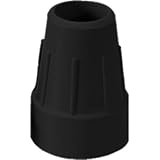 Krückenkapsel schwarz 16mm (Ossenberg), Zubehör für...