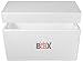Produktbild THERM BOX Styroporbox 83W | Innen: 70x29x39cm | Wand:2,5cm | Volumen: 83L | Isolierbox Thermobox Kühlbox Warmhaltebox