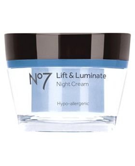 No 7 Lift and Luminate Night Cream 50ml Tub