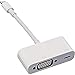 Produktbild KNOSSOS 1080P Apple Lightning to VGA Adapter for iPhone iPad MD825AM/A Model A1439 - White