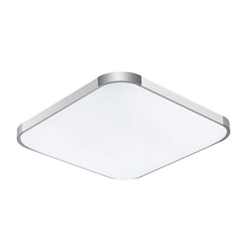 Preisvergleich Produktbild MYHOO 12W Kaltweiß Deckenleuchte Ultraslim LED Deckenlampe Wandlampe Panel Lampe Energiespar Flurlicht für Wohnzimmer Lampe Schlafzimmer Küche Licht [Energieklasse A++]