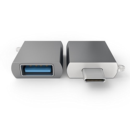 Satechi USB 3.0 USB Typ C (USB-C) zu 3.0 USB-A (Typ A) Highspeed Adapter Umwandler Verbindungsstück für neues Apple 12 Zoll Retina MacBook, Chromebook Pixel und andere Typ-C Geräte - 4