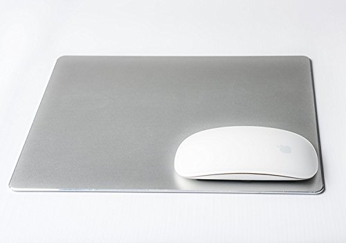Mousepad kompatibel mit Apple iMac passenden hellgrau silber Farbe, rutschfeste Mauspad - 4