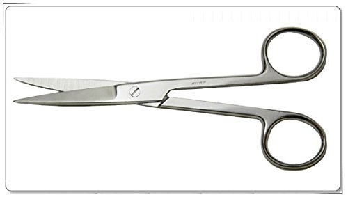 Quality Nursing Sharp/Sharp Dressing Scissors Brushed Stainless Steel Autoclavable