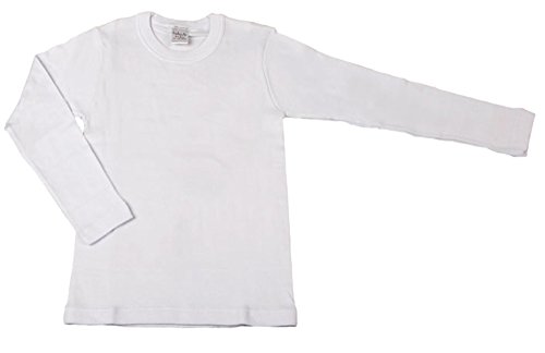 BabyVip - Maglietta per Bambino e Bambina, Modello Classico A Manica Lunga, 100% Cotone Caldo Ideale per l'inverno