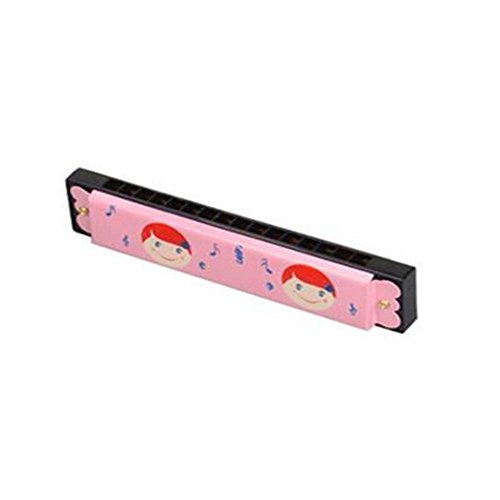 Cido Des gamins Bande dessinée en métal 16 trous Harmonica Orgue à bouche Instruments Jouet pédagogique