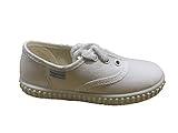  Zapatillas de Lona para Niños y Niñas, Angelitos mod.121, Calzado infantil Made in Spain, Garantia de Calidad. (26, Blanco)