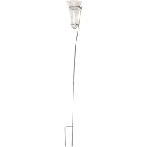 Pluviomètre En Verre Esschert Design Avec Support Zinc - Mesure Précipitations | Déco Jardin