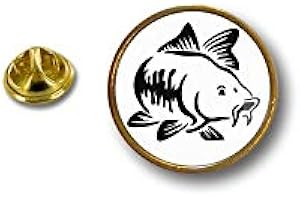 AKACHAFACTORY Akacha Pin Button pin spilla spilla moto pesce carpa koi