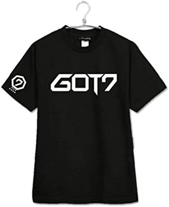 SHINING EASYBUY GOT7 Hip Hop Loose T-shirt Jackson Mark,YoungJae Blouse Tops (M bust:98-108cm--Height:160-165cm, BAMBAM)