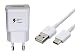 Produktbild Original Samsung EP-TA20EWE + EP-DN930CWE in Weiß Weiss für Samsung Galaxy S9 SM-G960F USB TypC Datenkabel Netzteil 2A Ampere 2000 mAh Adaptive Fast Charging Schnellladegerät Ladegerät Ladekabel USB Typ-C Bulk verpackt + gratis Zauberwölkchen® Display Cleaner zum reinigen Ihres Bildschirms