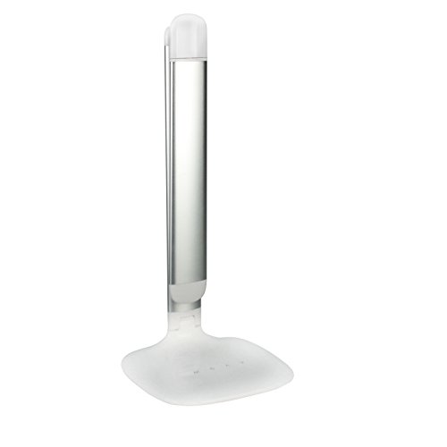 ALED LIGHT ®6W Dimmable LED Desk Lamp ,3 Light Farbenmodi LED Tischlampe, 5 Helligkeitsstufen Dimmbar 180° Faltbar mit Nachtlicht-Funktion ,Silber, 9 Warmweiß Leds ,18 Kaltweiß Leds，USB Port[Energieklasse A] - 9