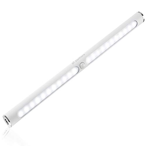 Preisvergleich Produktbild 22 LED Spiegelleuchte, Zanflare Schranklampe mit drahtlosem Bewegungssensor Bilderleuchte mit wiederaufladbarem USB Anschluss, PIR-Sensor ideal für Schrank, Garderobe, Garderobe [Energieklasse A +++]