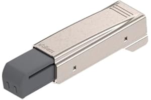 Blum 973A0500.01x1 973A Blumotion Straight Arm Full Overlay Hinge for Doors, Nickel Finish