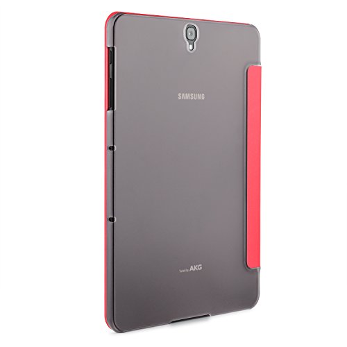 Samsung Galaxy Tab S3 9.7 hülle, IVSO hochwertiges PU Leder Etui hülle Tasche Case – mit Standfunktion, super 360° Anti-Wrestling, ist für Samsung Galaxy Tab S3 9.7 Tablet-PC perfekt geeignet (Für Samsung Galaxy Tab S3 9.7, Slim-Rot) - 4