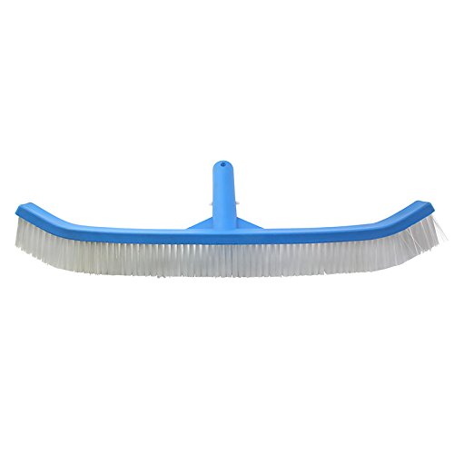 Beckenreinigungsbürste mit abgewinkelten Ecken (ca. 45 cm) zum Aufstecken auf eine Teleskopstange – Für Pool – Schwimmbad – Gartenpool - 2