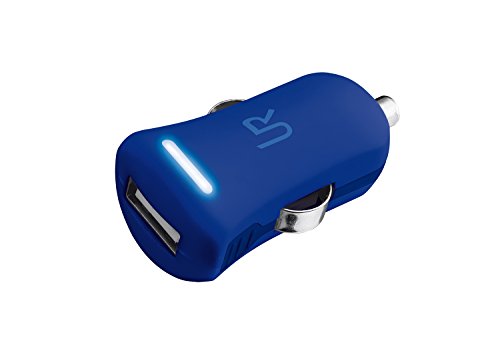 Trust Urban - Cargador USB universal de coche para smartphone, azul