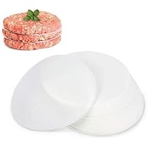 Presse à Burgers En Aluminium Antiadhésive + 100 Papiers Cuisine - Pour Hamburgers Maison Parfaits
