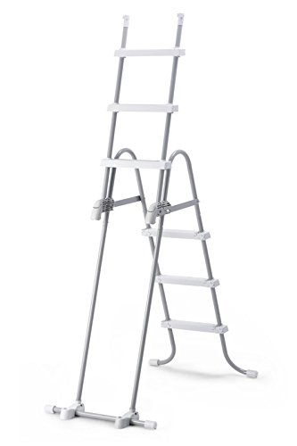 INTEX 457×107 cm Prism Metal Frame Swimming Pool Schwimmbecken 28734 Komplett-Set mit Extra-Zubehör wie: Filterkartusche, Reparaturset und Fußbad - 5
