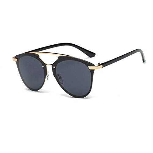 Winwintom Mujeres Hombres verano Vintage Retro moda gafas de aviador u