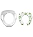 Toilet Trainer Seat | WC Toilet Seat for Baby Children & Kids | Padded seat, removable and easy to clean | (White)