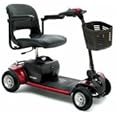 Pride Go Go Elite Traveller Plus 4 Wheel Portable Mobility Scooter 18AH Batteries